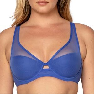NWT • Smart & Sexy Mesh Plunge Bra